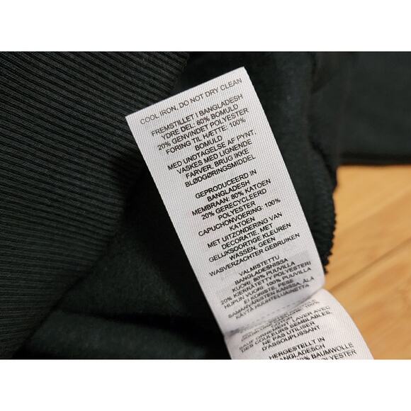 Gymshark Hoodie Womens Small Black Fraction Center Logo Lounge Gym Essentials - Picture 8 of 10